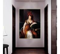 Élisabeth Vigée Le Brun "Princesa Anna Alexandrovna Galitzin, 1797" Impresiones en lienzo Pintura Imagen Decoración Decoración del hogar (50x70cm/Sin marco)