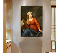 Élisabeth Vigée Le Brun "Retrato de Emma Hart, más tarde Lady Hamilton" Impresiones en lienzo Pintura Imagen artística Decoración del hogar (60x80cm/Sin marco)