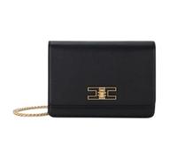 Elisabetta Franchi Bolso bandolera pequeño con logo BS11A51E2 Negro, Negro