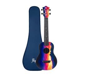 Elise Ecklund Signature Sunset Ukelele de viaje - Soprano
