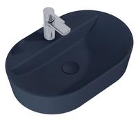 Elita Babette lavabo 62x41.2 cm oval sobre encimera azul RE040620017030