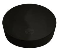 Elita Lorca lavabo 41.5x41.5 cm circular sobre encimera negro RE040420047160