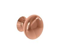 ELITA Tirador Okay QUADRA pomo de baño Perilla Mando Sala de Estar Mango Muebles de Cocina Dormitorio Manija del tocador Moderno, Aluminio, Oro Rosa, 3