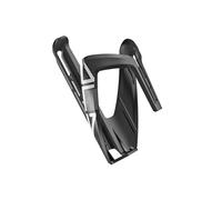 Elite ala Portabidón Negro Gráfico Blanco - Ligero Resistente FRP - Bicicleta Carretera MTB Gravel - Portabidon Ciclismo Universal