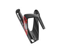 Elite ala Portabidón Negro Gráfico Rojo - Ligero Resistente FRP - Bicicleta Carretera MTB Gravel - Portabidon Ciclismo Universal