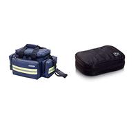 Elite Bags Bolsa para emergencias, Azul Marino, 44 x 25 x 27 cm + PHIAL´S Ampullarium (negro)