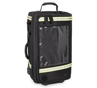 ELITE BAGS - EMERAIR Trolley Maletín de emergencia | Sistema de trolley | Gran volumen | Alivia | Incluye bolsillos modulares, Negro , Maletín de emergencia
