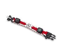 Elite Bags, Wrist's, Brazalete de supervivencia, Con aplicaciones de emergencias, Fluorescente, Rojo y blanco