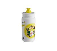 Elite - Bidón de ciclismo ELITE FLY TOUR DE FRANCIA FEMENINO 550 ml ultraligero de 54 g, ergonómico y libre de BPA, ideal para competición y entrenamiento en bicicleta