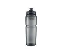 ELITE | Bidón De Ciclismo FLY TEX 950ml -transparente Ahumado - Bidón ELITE FLY TEX con textura para optimizar el agarre en todos los terrenos. Material exprimible e inodoro, resultado de la