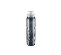 ELITE - Bidón ELITE ICE FLY SMOKE 650 ml para ciclismo, running y senderismo con aislamiento térmico, diseño ergonómico y tapa de rosca sin derrames, color gris humo