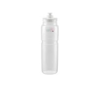 ELITE Bidón Fly Tex 950ml Transparente, Botella Ligera 68g Textura Antideslizante Alto Flujo, Sin BPA, Carretera MTB