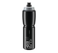 Elite Bidón Jet Negro/Gris, 950 ml