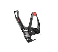 Elite Cannibal XC Portabidón Negro Brillante Gráfico Rojo Base Biológica - Ligero Resistente - Bicicleta Carretera MTB Gravel - Ecológico