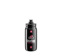 ELITE FLY GIRO D'ITALIA 2026 Bidón Ciclismo | Black Map | Edición Limitada Oficial Corsa Rosa | Ultraligero 51g | Sin BPA | Válvula High-Flow | 550ml