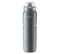 Elite Fly MTB Gris 950ml - Bidón ciclismo ultraligero tapa protectora - Textura antideslizante MTB Gravel - Sin BPA