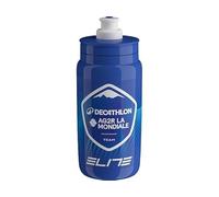 ELITE Fly Team Bidón - 550ml - Edición Decathlon AG2R La Mondiale - Bidón de Ciclismo Ultraligero