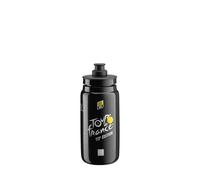 ELITE FLY TOUR DE FRANCE 2026 Bidón Ciclismo | Black Map | Edición Limitada Oficial | Ultraligero 51g | Sin BPA | Válvula High-Flow | 550ml