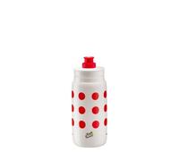 ELITE Fly Tour de France 2026 Bidón de Ciclismo | Maillot de Lunares Rojos Edición Limitada Oficial | Bidón Ciclismo Ultraligero 550 ml