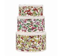 Elite Gift Boxes Emma Bridgewater - Juego de 3 moldes redondos para tartas (250 x 145 mm, 225 x 120 mm, mediano), 198 x 105 mm (pequeño)