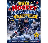 Elite Hockey Training Coloring Book: Ice Hockey Coloring Book