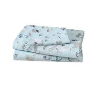 Elite Home - Juego de sábanas y Fundas de Almohada de Microfibra de 90 g/m² con Estampado de Playa Costera, tamaño Individual, océano mar