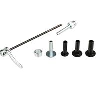 Elite Kit de adaptadores de ejes pasantes para rodillos de entrenamiento gris one_size