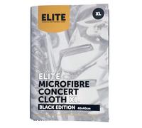 Elite MIC - Gamuza de microfibra para limpieza de instrumentos musicales Extra Grande. Edición especial para escenarios Black Edition XL