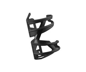 Elite Prism Derecha Portabidón Lateral Material Reciclado Black Skin Soft Touch 47g, Soporte Bidón Fibra Ecológico MTB Gravel