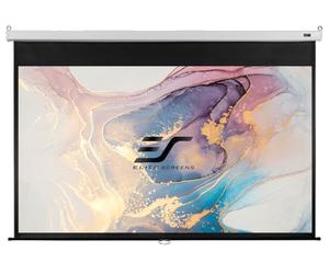 Elite Screens M100HSR-Pro Manual SRM Pro Series - Pantalla de proyección (Diagonal 254 cm (100"), Altura 124,5 cm (49"), Ancho 221 cm (87"), Formato 16:9), Color Blanco