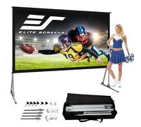 Elite Screens OMS100H2 pantalla de proyección 2,54 m (100") 16:9 - Pantalla para proyector (Manual, 2,54 m (100"), 2,23 m, 124,9 cm, 16:9, Blanco)