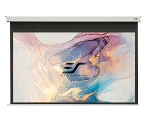Elite Screens, Pantalla De Proyección Motorizada Eléctrica De Techo, Motor Leinwand, Evanesce B, Zoll Weiße Projektionswand, Projektionswand16:9 Hd Hängende Filmwand Faltbar A-Pantalla de proyección p