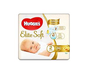 Elite Soft Recién Nacido Pañales 2 (4-6 kg) 24 piezas