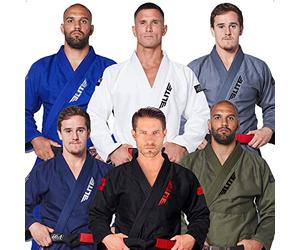 Elite Sports BJJ GI - Kimono para hombre IBJJF BJJ Jiujitsu GIS con tela preencogida y cinturón gratis (ver guía de tallas especiales)