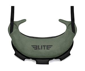 Elite Sports Bolsa de Lona búlgara para Crossfit, Fitness, MMA, Gimnasio, Cross Training, Color Verde, 45 Libras