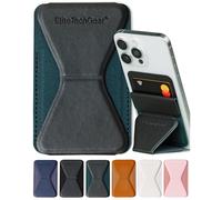 Elite Tech Gear Cartera Segura para teléfono con Soporte Ajustable, Compatible con iPhone y Android, Funda Adhesiva para Tarjetas para Hombres y Mujeres, Verde Oscuro, Funda para teléfono con