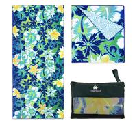 Elite Trend Toalla de playa de microfibra para adultos con bolsa Extra grande 78 x 35 pulgadas, ligera, sin arena, de secado rαpido, para viaje