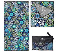 Elite Trend Toalla de secado rαpido extra grande 78x35 pulgadas - Toalla de playa de microfibra - Perfecta para viajes en la playa, piscina, yoga