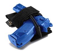 Elite Universal Holster Modular Velcro Pistola Gear, Negro