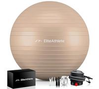 EliteAthlete Pelota de Pilates - Fitball 55 cm 65 cm 75 cm 85 cm - Pelota Embarazo - Bola Yoga Fitness - Balon de Gimnasia Ejercicios - Fit Ball incl. Bomba de Aire