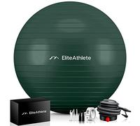 EliteAthlete Pelota de Pilates - Fitball 55 cm 65 cm 75 cm 85 cm - Pelota Embarazo - Bola Yoga Fitness - Balon de Gimnasia Ejercicios - Fit Ball in omba de Aire