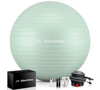 EliteAthlete Pelota de Pilates - Fitball 55 cm 65 cm 75 cm 85 cm - Pelota Embarazo - Bola Yoga Fitness - Balon de Gimnasia Ejercicios - Fit Ball incl. Bomba de Aire