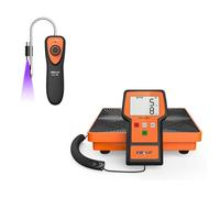 Elitech Detector de Fugas de Gas Refrigerante para HVAC con Lámpara UV CLD-100 & Báscula Electrónica para Refrigerante de 100 kg LMC-100A+ para Climatización HVAC