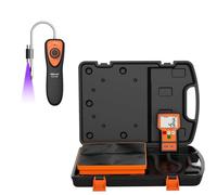 Elitech Detector de Fugas de Gas Refrigerante para HVAC con Lámpara UV CLD-100 y Báscula Electrónica para Refrigerante de 50 kg para Recarga de Climatización HVAC LMC-100F+