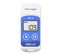 Elitech RC-5 Registrador de Datos de Temperatura Reutilizable USB PDF 32000 Puntos Software para Mac y PC