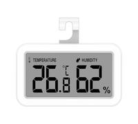 Elitech Termómetro para frigorífico TM-2, control de temperatura y humedad, fijación magnética y gancho, ahorro de energía, ideal para congelador, despensa, frigorífico