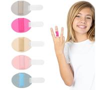 Elitecran Férula en Gatillo, 5 Pzs Ajustable Protector Ferula Dedo en Gatillo, Soporte Férulas Enderezadora para Dedos Mano para Artritis, Tendinitis, Dolor del Túnel Carpiano y Esguince (PequeñO)