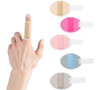 Elitecran Férula en Gatillo, 5 Pzs Ajustable Protector Ferula Dedo en Gatillo, Soporte Férulas Enderezadora para Dedos Mano para Artritis, Tendinitis, Dolor del Túnel Carpiano y Esguince (Grande)