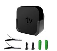 Elitecran Soporte de Pared para Apple TV, Compatible con Apple TV 4K, Montaje en Pared, Negro