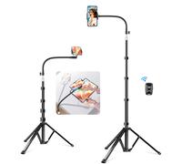 Elitehood 80 - Tr pode de suelo para tel fono, alto, ajustable, resistente, compatible con iPhone 15, 14, 13 y 12